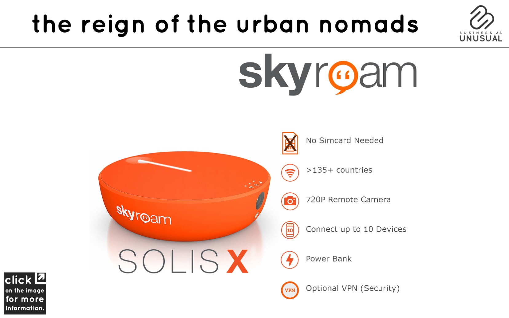 The Reign of the Urban Nomads - Skyroam