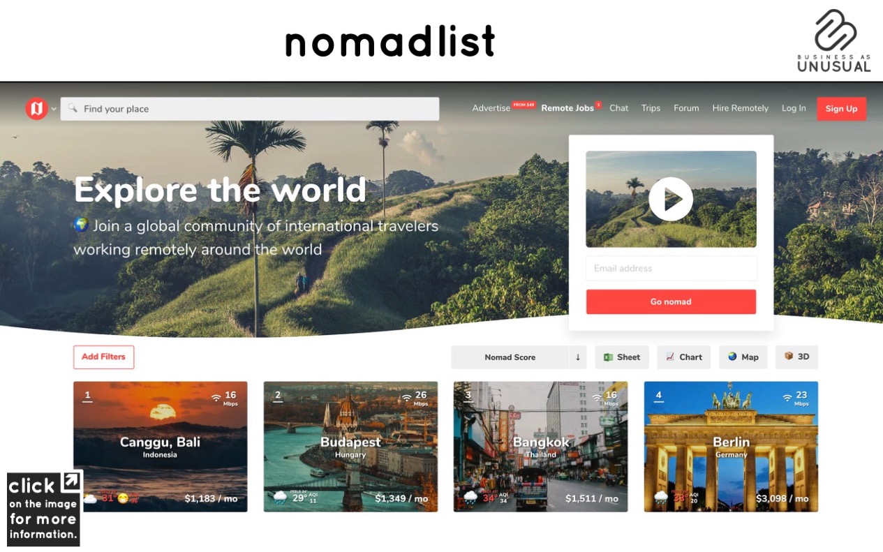 Señales que marcan tendencia - Nomadlist