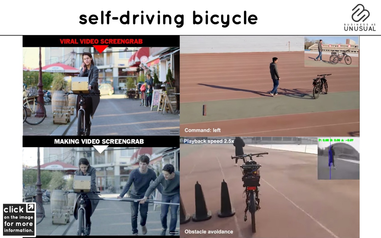 Trendwatching Signs - Self-Driving Bicycle