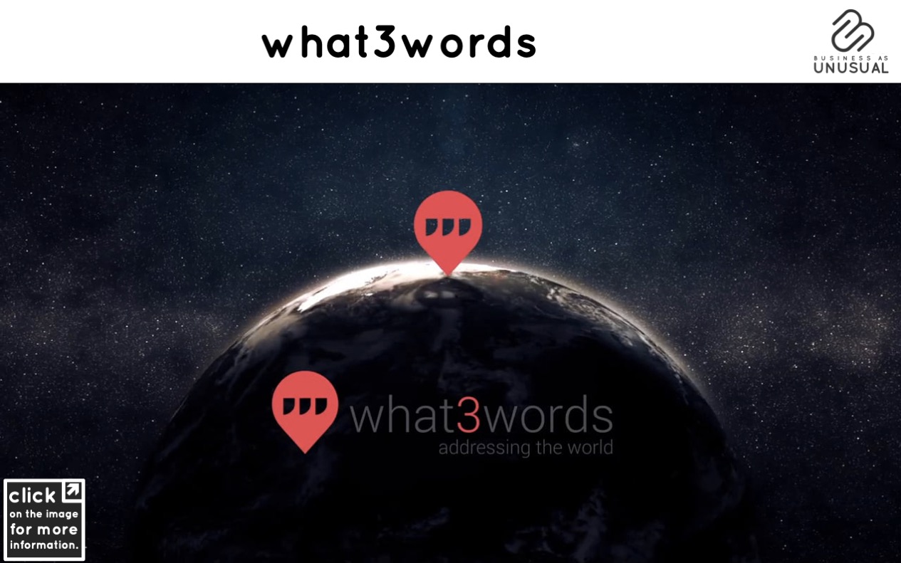 Trendwatching Signs - what3words